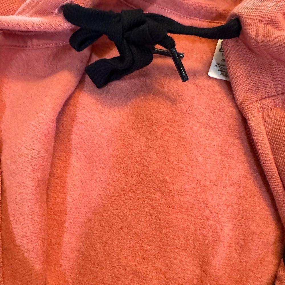 Victoria’s Secret PINK Everyday Lounge Full-Zip Hoodie - Dusty Coral Size Small - Picture 9 of 9